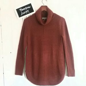 Burnt Orange Marled Reunited Sweater - Size Small